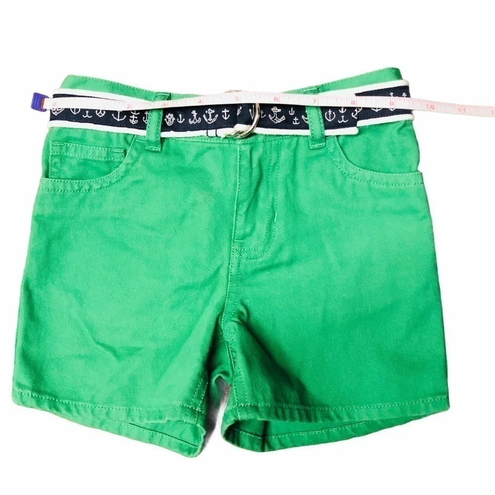 RALPH LAUREN - INFANT GIRL GREEN SHORTS